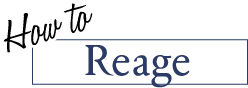 How to reage